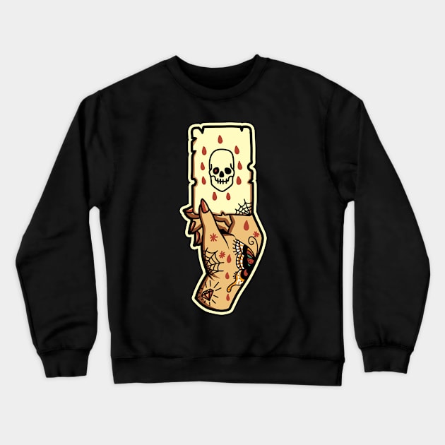 dead card Crewneck Sweatshirt by donipacoceng